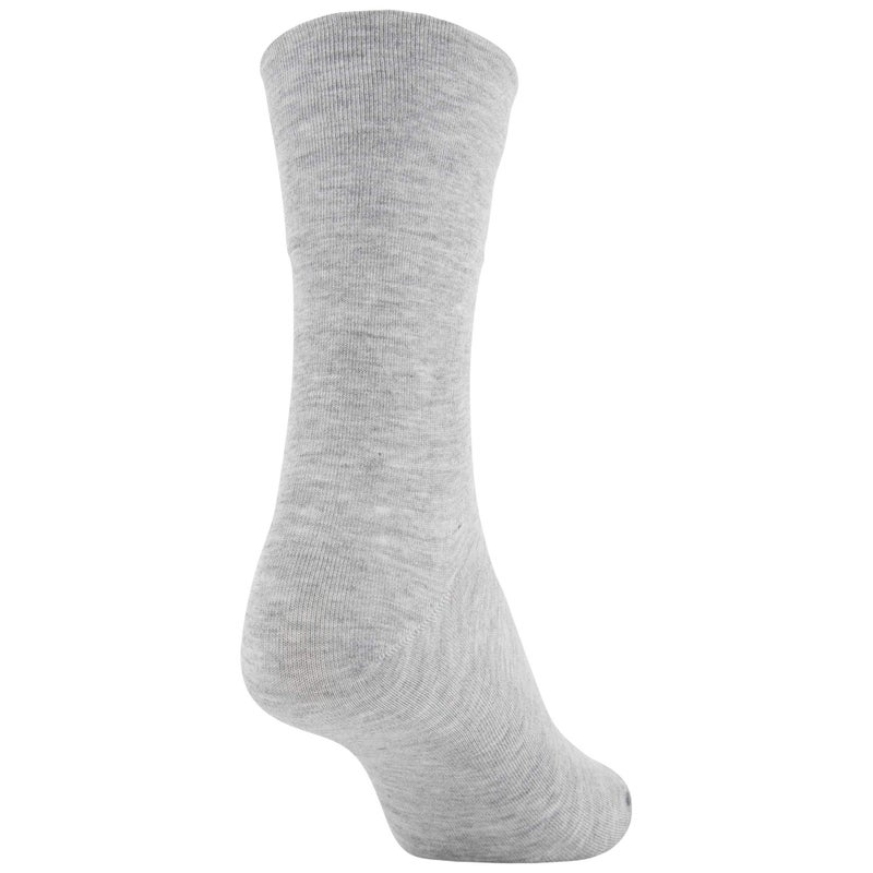 GOLDTOE Women's Ultra Soft Mid Crew Socks, 6-Pairs, Light Grey Assorted, Shoe Size: 6-9 - Image 4